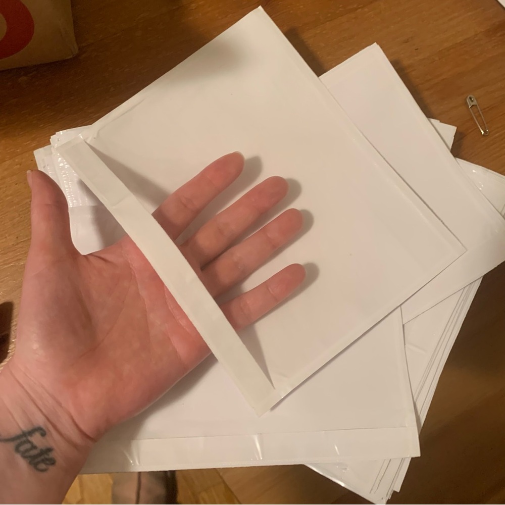 Shipping Label adhesive envelopes